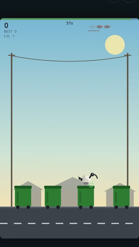The ibis swooping loot from a popped wheelie bin