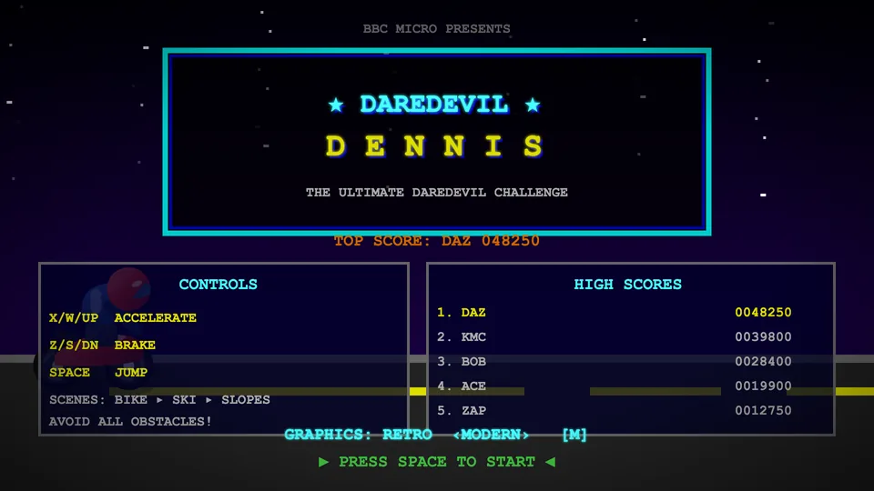 Title screen